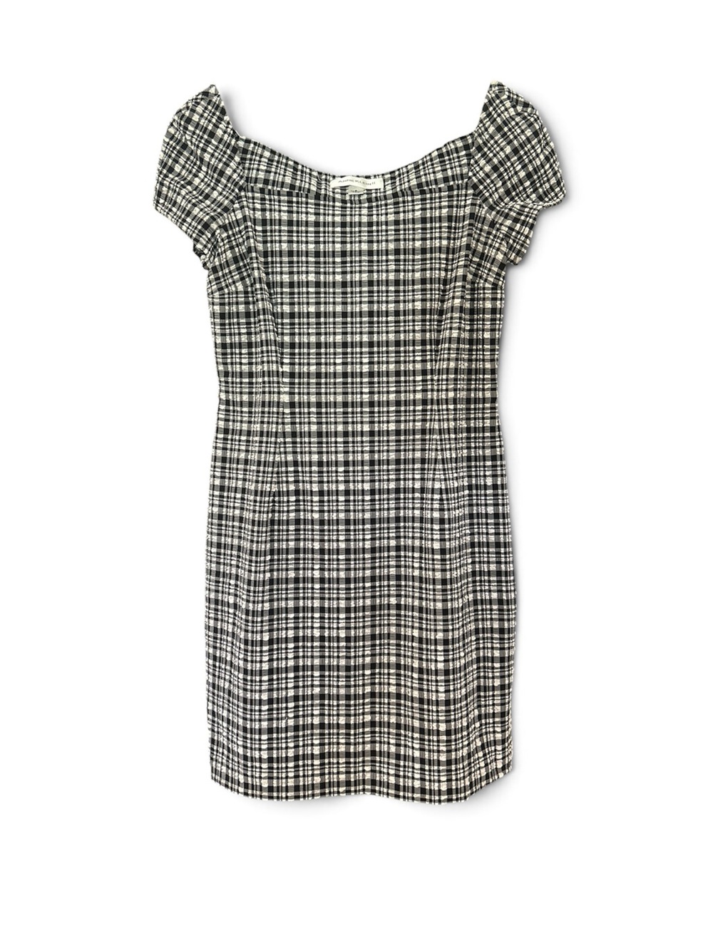 Anne Klein II Black & White Sheath Mini Dress | Size 8
